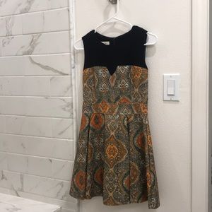 Vintage dress with beautiful print